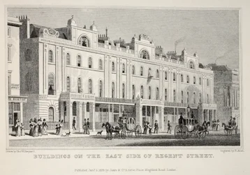 Edifici sul lato est di Regent Street, da 