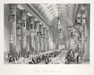 Sala egiziana, Mansion House, da 
