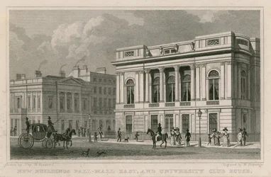 Nuovi edifici Pall Mall East e University Club House