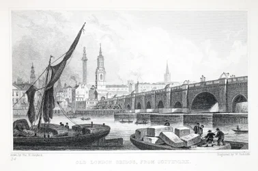 Vecchio Ponte di Londra, da Southwark, da 