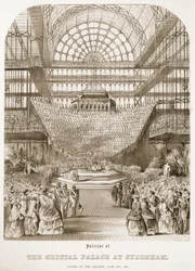Inaugurazione del Crystal Palace a Sydenham da parte della Regina Vittoria il 10 giugno 1854