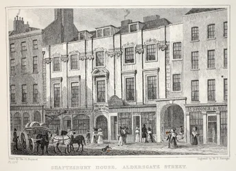 Shaftesbury House, Aldersgate Street, da 