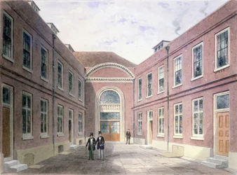Il Cortile Interno di Girdlers Hall Basinghall Street, 1853