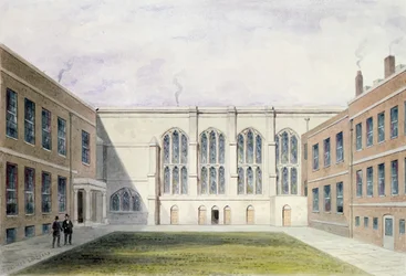 Il cortile interno della Merchant Taylors