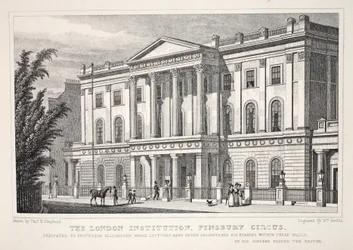 La London Institution, Finsbury Circus, da 