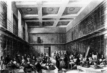 La sesta sala di lettura del British Museum, pubblicata in 
