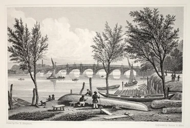 Vauxhall Bridge da Millbank, da 