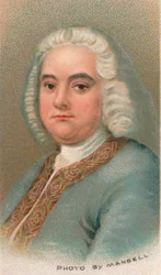 George Frideric Handel 1685-1759, compositore britannico di origine tedesca, 1911