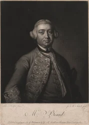 Mr. Beard, inciso da James McArdell, 1764