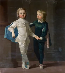Sir Edward Hulse, III baronetto, e suo fratello Samuel Hulse, circa 1758
