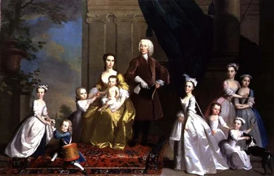 La famiglia Radcliffe, c.1738-42