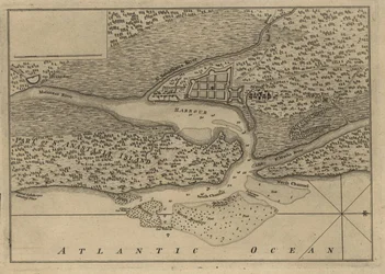 (Pianta della città e del porto di Sant