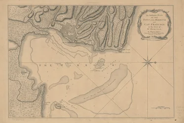 Pianta autentica della città e del porto di Cap-François, nell