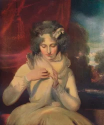 Miss Georgina Lennox, poi Contessa Bathurst, 1765-1842, c. 1800
