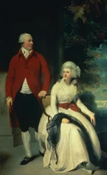 Ritratto di John Julius Angerstein (1735-1823) e della sua seconda moglie Eliza (1748/9-1800), c.1792