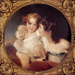 Ritratto dei bambini Calmady, dipinto di Thomas Lawrence, XIX secolo, Parigi, Musee Cognacq Jay