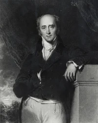 Ritratto del Diritto Onorevole Charles Grey, Conte Grey (1764-1845) inciso da J. Cochran
