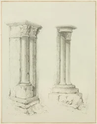 Colonne nei locali di Mereweather tra Via Nicholas e Via Corn
