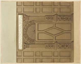 Porta interna della Grande Sala della Zecca, ora Ospedale di San Pietro