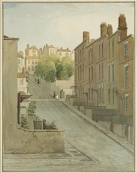 Montague Street e case su Kingsdown