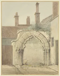 Vecchio portale della casa prebendale dai chiostri della Cattedrale di Bristol