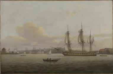 HMS "Pomone" al largo di Greenwich
