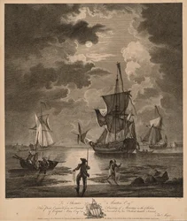 Una Veduta del Mare al Chiaro di Luna