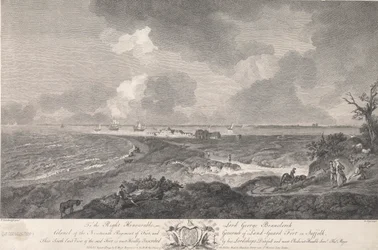 Vista Sud-Est del Forte di Land-Guard, nel Suffolk