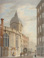 Chiesa di St Benet Fink, Threadneedle Street, City of London, 1797