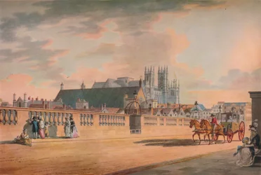 Vista sul ponte di Westminster