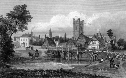 Easton, vicino a Great Dunmow, Essex, inciso da Henry Adlard, 1832