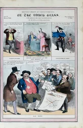 Foglio mensile di caricature n. 75. O lo specchio