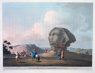 Testa della Colossale Sfinge, Giza, Egitto, 1801