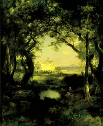 Una hacienda messicana, Lago Cuitzeo, 1885