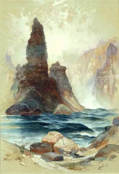 Sopra le Tower Falls, Yellowstone