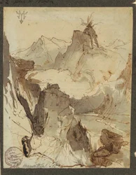 Disegno, Hiawatha vede Mudjekeewis, 1870-75