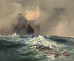 Grotta di Fingal, Isola di Staffa, Scozia 1884