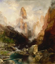 Nebbia nel Canyon di Kanab, Utah, 1892