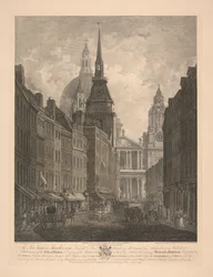 Vista parziale della facciata ovest di St. Pauls