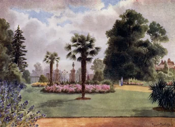 Giardini di Kew: Le palme e il cancello principale