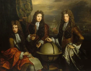 John Benbow (1653-1702), Sir Ralph Delavalle (circa 1645-1707) e Thomas Phillips (circa 1635-1693)