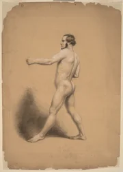 Arciere, studio di nudo