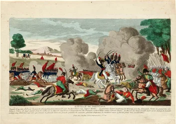 Battaglia di Friedland - Una carica della Guardia Leib russa il 14 giugno 1807 - Naudet, Thomas Charles