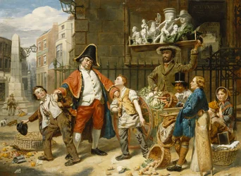 La lotta interrotta, 1858