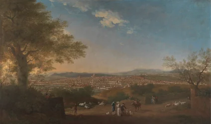 Una vista panoramica di Firenze da Bellosguardo