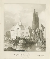 Haughton - Casa: disegno a lavaggio di seppia