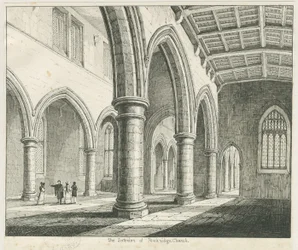 Interno della Chiesa di Penkridge