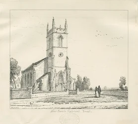 Needwood - "Nuova chiesa" (disegno a penna, 1837)