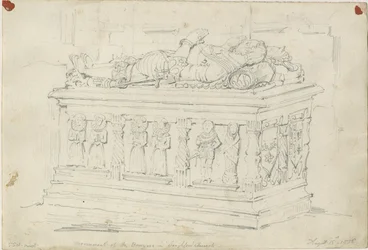 Chiesa di Seighford - Tomba di William e Mercy Bowyer