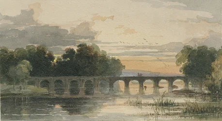 Ponte di Shugborough: acquerello, nd [XIX secolo]